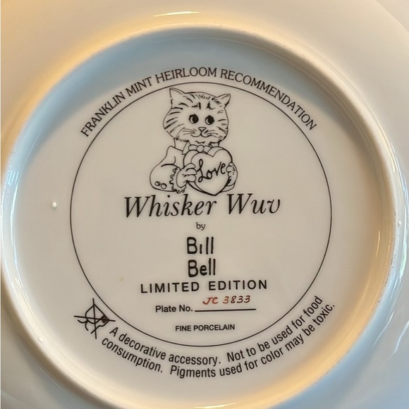 Holiday Cats Plate Collection by Franklin Mint, Limited Edition - Picture 7 of 11